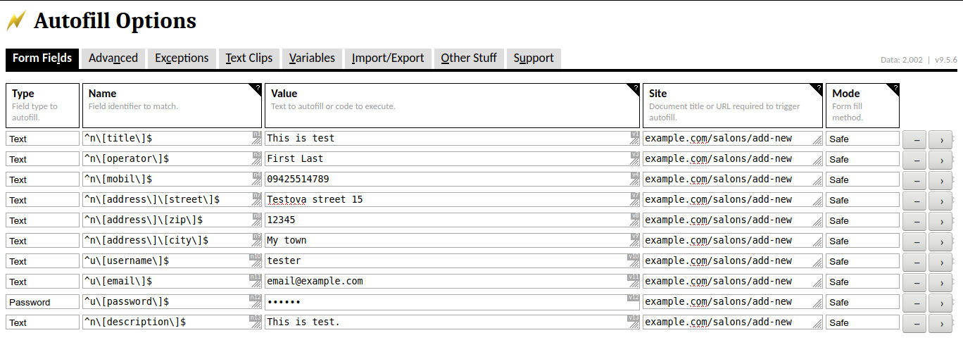 Speed up Form Filling by Pre-Saving Values With Autofill Firefox Add-on [2020 update]