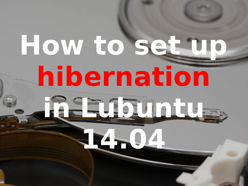 How to enable hibernation in Lubuntu 14.04